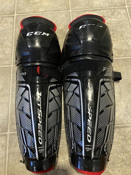 Senior Used CCM JetSpeed FT350 Shin Pads