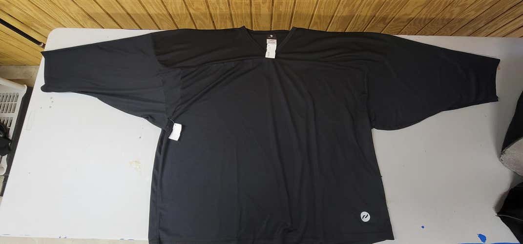 Black Adult Men's New Goalie Cut Pure Hockey Jersey