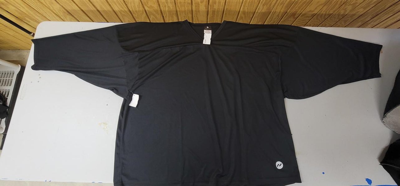 Black Adult Men's New Goalie Cut Pure Hockey Jersey