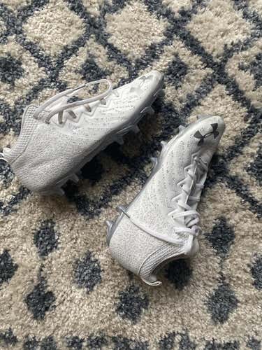 White Men's Turf Cleats Under Armour Spotlight