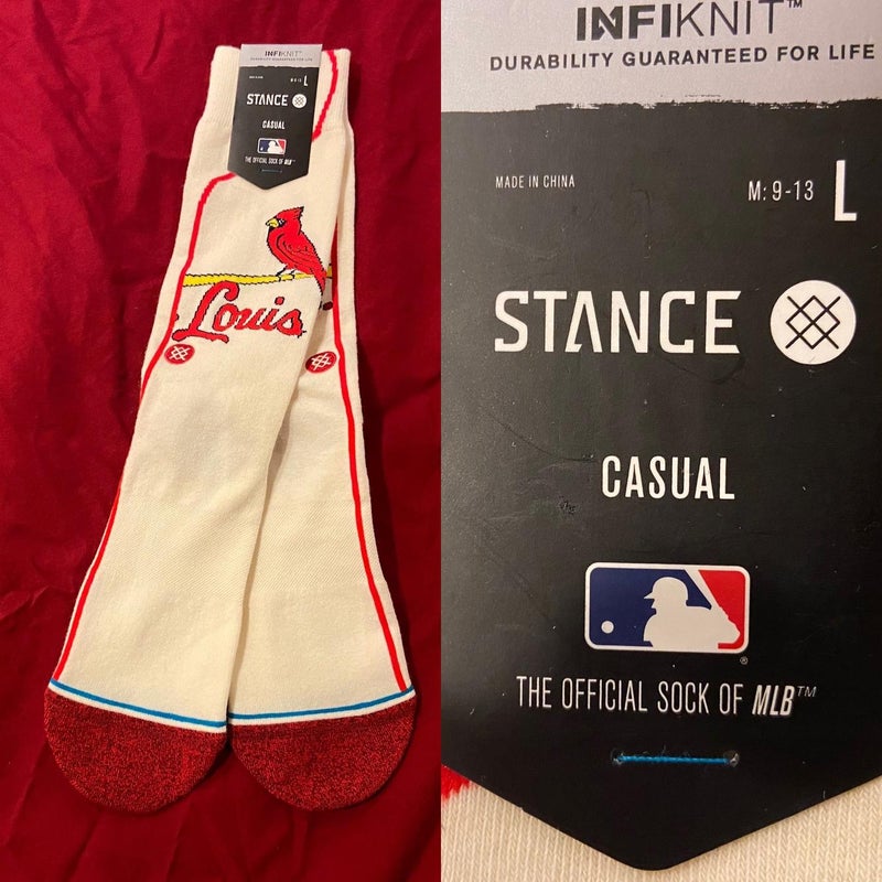 Men's Stance Red St. Louis Cardinals Diamond Pro OTC Socks