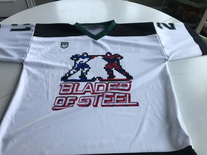 Hockey Jersey - Unisex New Adult MED Overrun-  #1003 Nameplate option available - Two Jersey Special