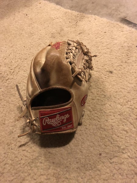 Brown High School/College Infield 11.75" Heart of the Hide Baseball Glove
