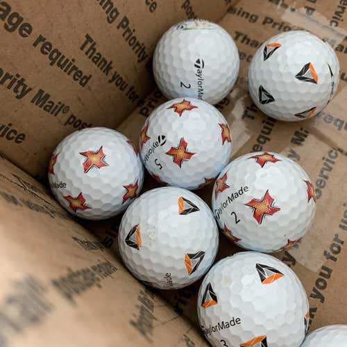 12 Used TaylorMade TP5 / TP5X Golf Balls