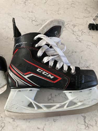 Used CCM  Size 1 JetSpeed FT340 Hockey Skates