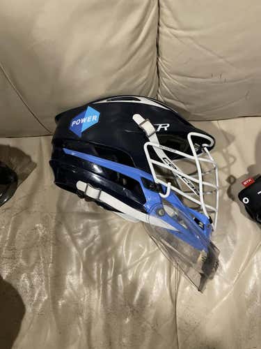 Blue Adult Used Goalie Cascade R Helmet