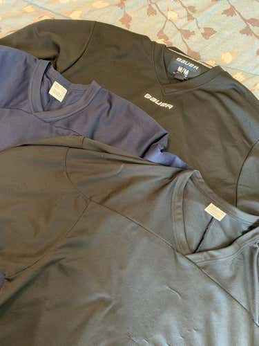 3 For 1 Black And Blue Unisex Medium Bauer And Other Jersey