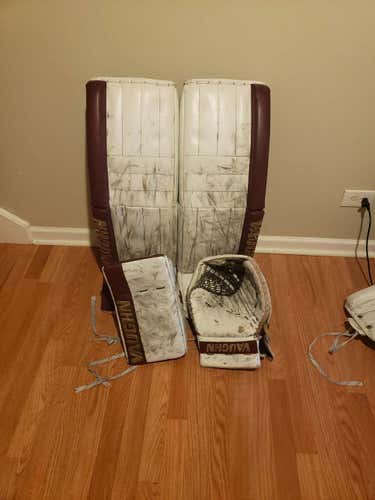 Used Senior 34" Vaughn Regular Ventus SLR Goalie Full Set Pro Stock