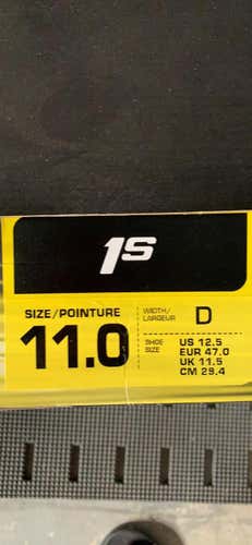 Senior Bauer Regular Width Pro Stock Size 11 Supreme 1S Hockey Skates