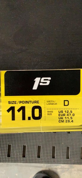 Senior Bauer Regular Width Pro Stock Size 11 Supreme 1S Hockey Skates