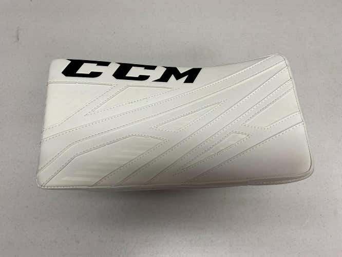 New CCM Goalie Blocker White Senior Regular E4.9