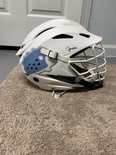 White Adult Player's STX Rival Helmet