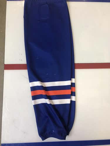 Used Blue Oilers Colors Socks – 31 In