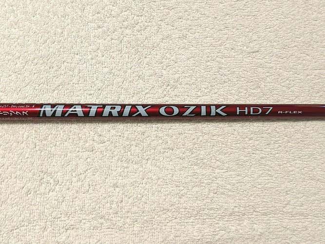 MATRIX OZIK HD7 72 GRAM REGULAR FLEX WOOD SHAFT W TIP AND GRIP