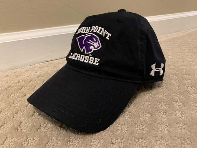 High Point Lacrosse Adjustable Under Armour Black Hat (NEW)