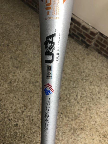 Used Kid Pitch (9YO-13YO) 2018 DeMarini Alloy Voodoo One Balanced Bat (-10) 21 oz 31"