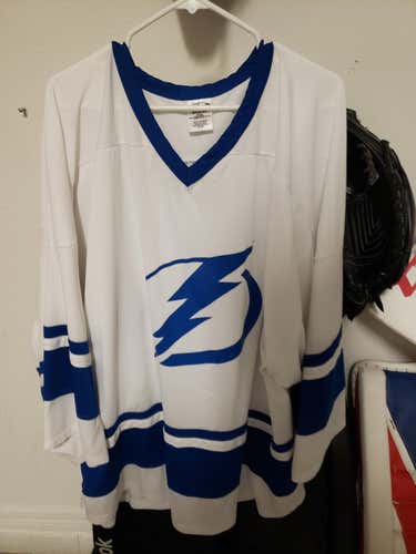 White Lightning Goalie Cut Jersey