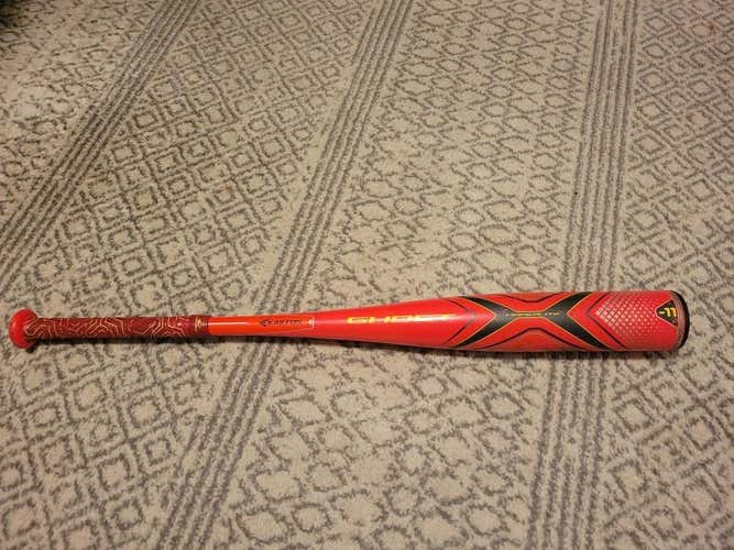 Used Kid Pitch (9YO-13YO) 2018 Easton Composite Ghost X Hyperlite Bat (-11) 18 oz 29"