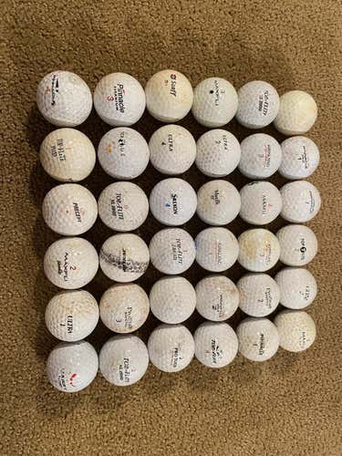 B Grade 50 Assorted Used Golf Balls
