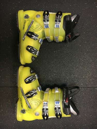 Nordica Green Size 22.5 Used Supercharger Downhill Ski Boots