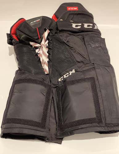 Black Senior Medium Euro CCM JetSpeed FT1 Hockey Pants