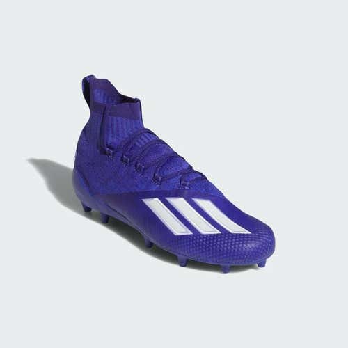 new mens 12.5 Adidas Adizero Primeknit Football cleats Purple night flash EH3422