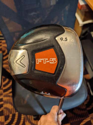 Used Men's Callaway Right Handed ft-5 Driver Stiff Flex 9.5 Loft