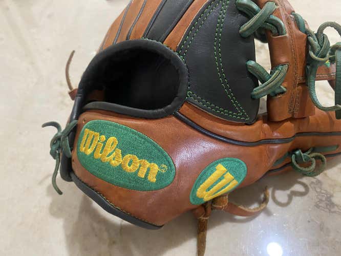 Orange High School/College Infield 11.75" A2K Baseball Glove