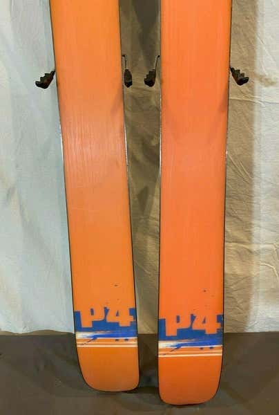 Scott P4 181cm 134-108-123 r=21m Twin-Tip Big Mtn Skis w/Marker