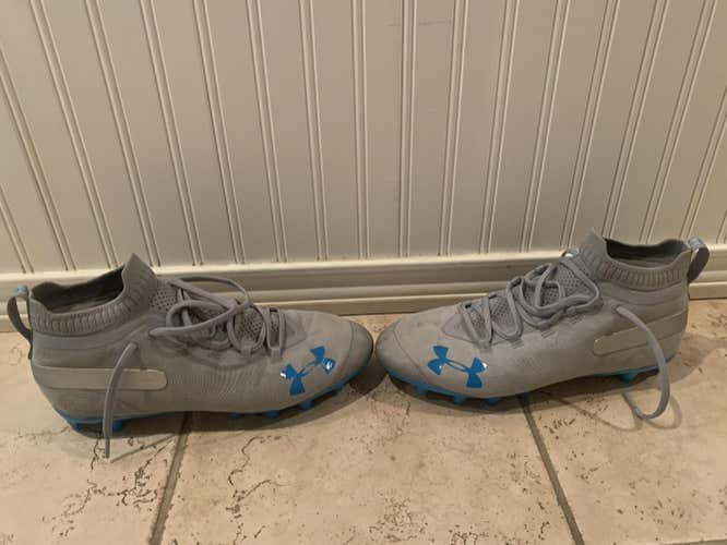 Gray Unisex Molded Cleats Under Armour Cleats