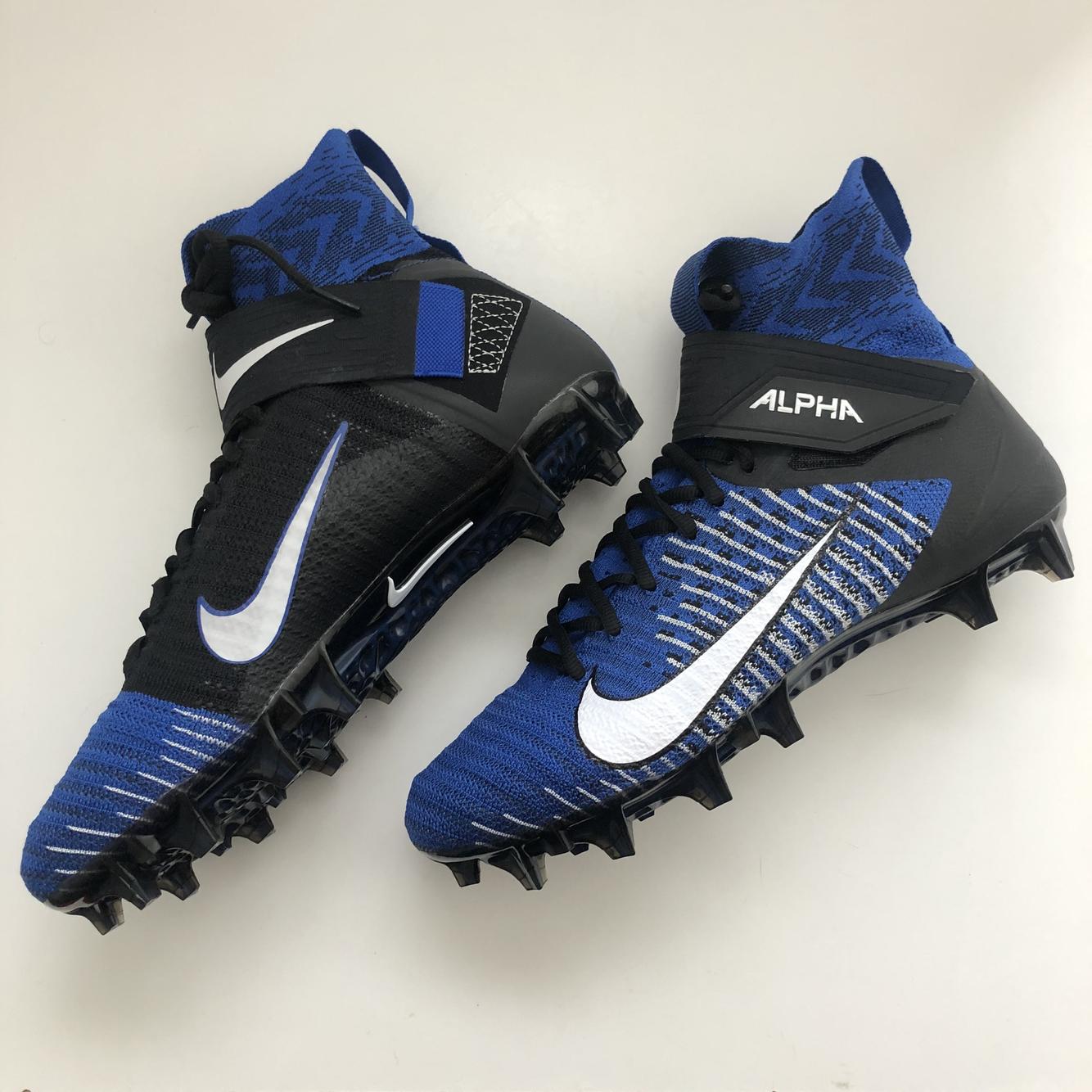 nike alpha blue cleats
