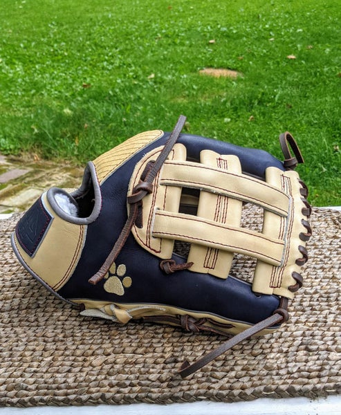 44 Pro Custom Baseball Glove Signature Series Blonde Red T web 