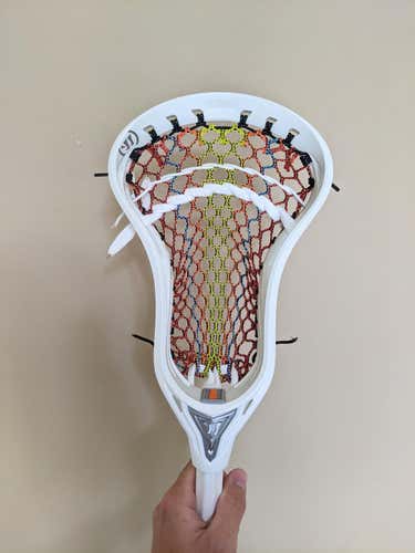 Warrior Burn 2, Cheap Shipping! Lax Lacrosse head Strung Mesh Dynasty Divine 9d offense