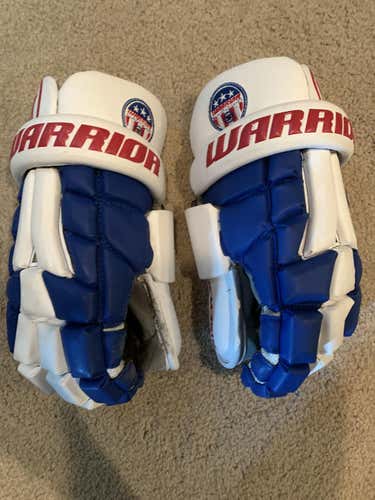 New Goalie Custom Warrior All American 13" Nemesis Lacrosse Gloves