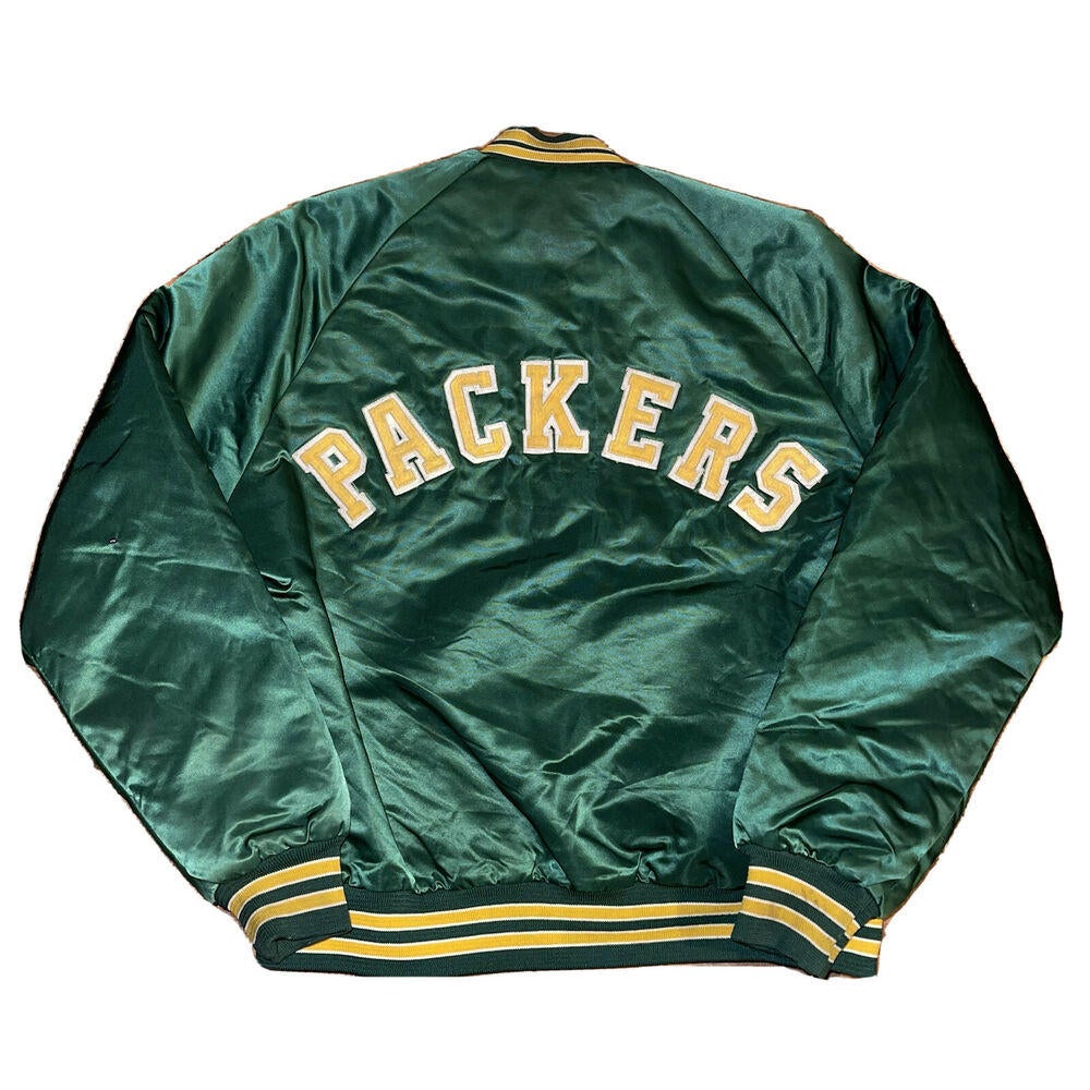 Packers Chalk Line Saw Blade Jacket 3XL Green & Gold