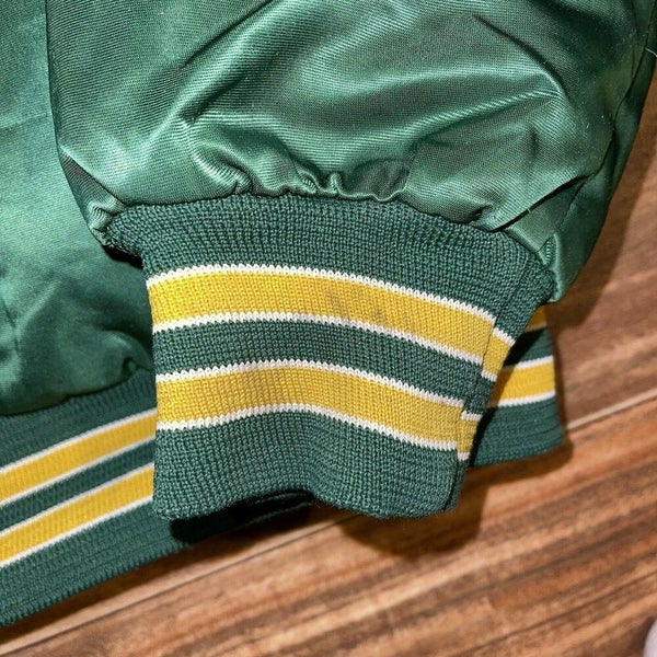 Vintage Green Bay Packers Chalk Line Satin Bomber Jacket- XL –  BACK2THEVINTAGE