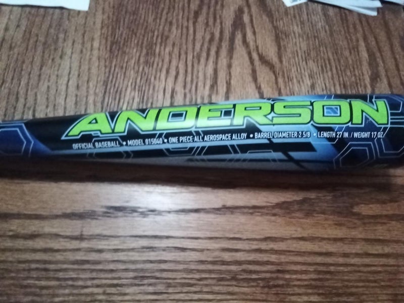 Used Kid Pitch (9YO-13YO) 2020 Anderson Alloy Bat (-10) 17 oz 27"