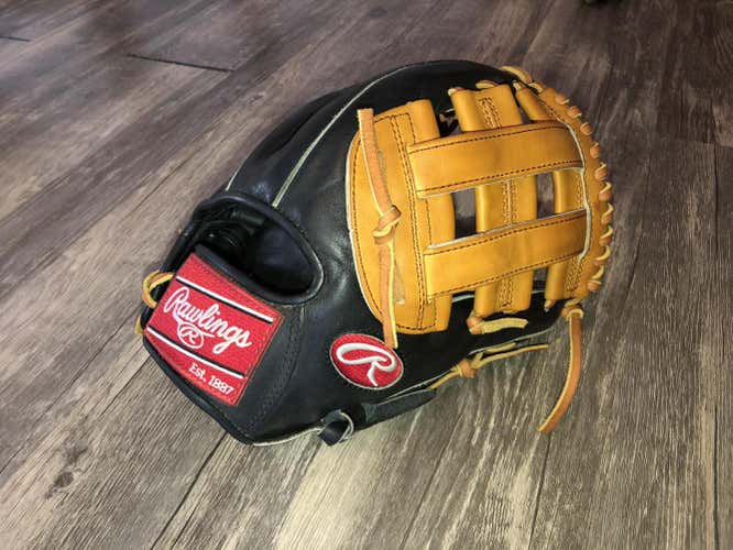 Rawlings Heart of the Hide PRO1000-HCB Relaced new web 12” Glove