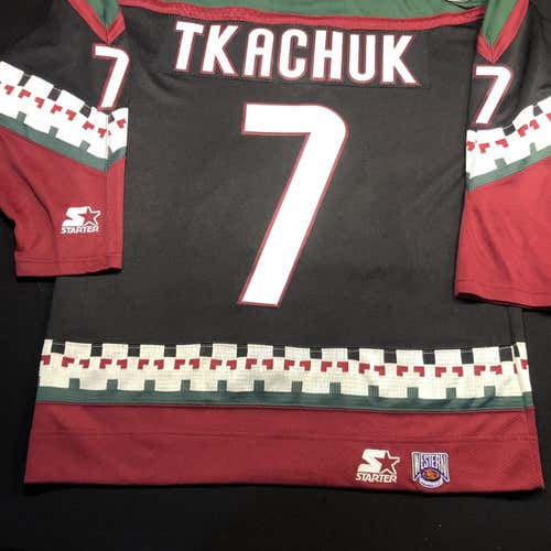 Black Used Large Starter  Jersey
