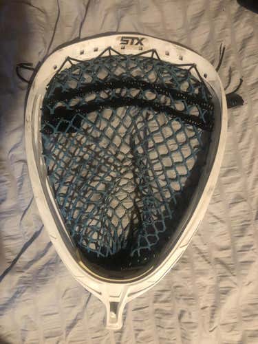 White Used Goalie Strung Shield Head