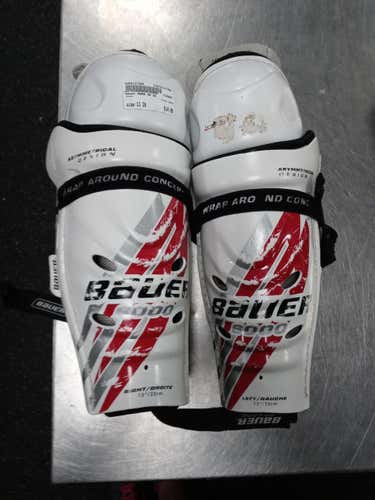Used Bauer 6000 13" Ice Hockey Shin Guards