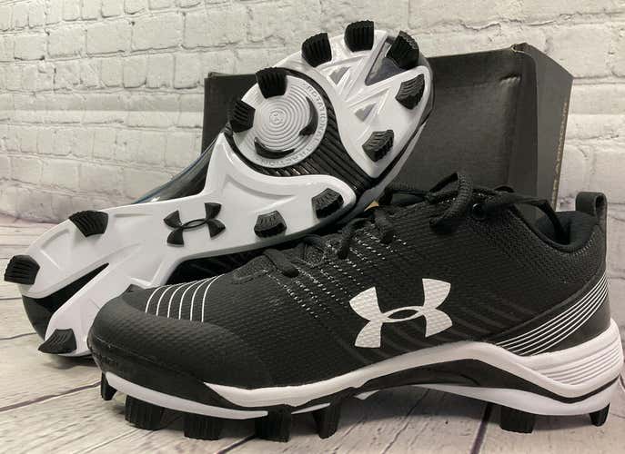 Under Armour Womens Glyde TPU Durable Softball Cleats Black Size 8 New With Box