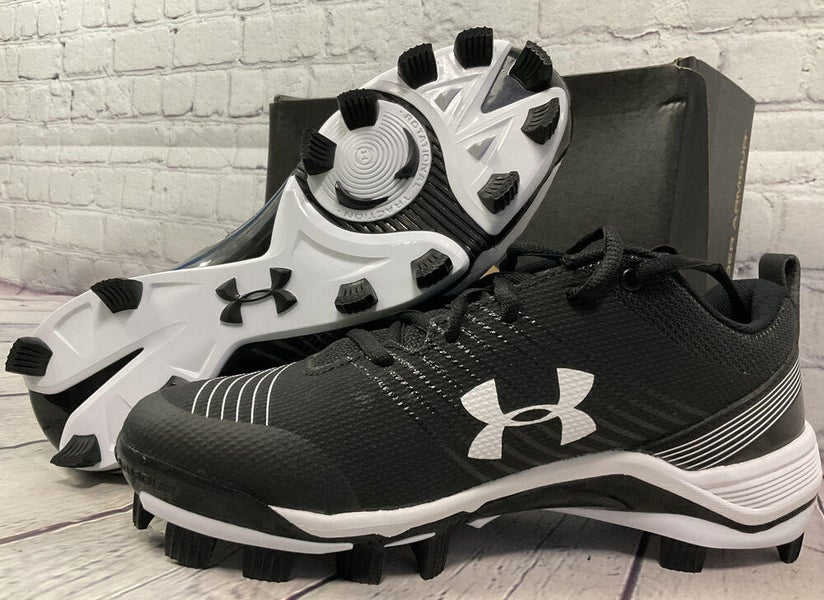 Under Armour Womens Glyde TPU Durable Softball Cleats Black Size 8 New With Box