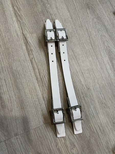 2 Pack New Goalie replacement leather boot strap