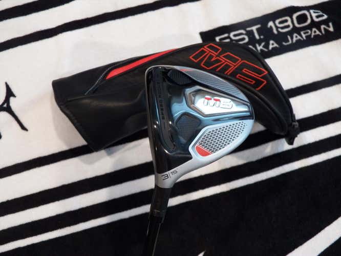 NEW LEFT HAND TAYLORMADE M6 3-WOOD ATMOS STIFF