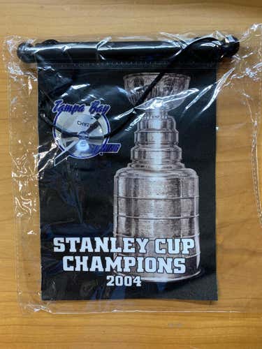 2004 Tampa Bay Lightning Stanley Cup window banner