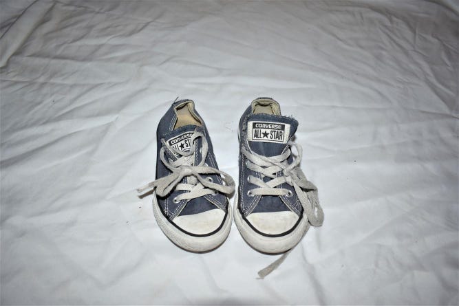 Converse All Star Shoes, Blue, Youth Size 12