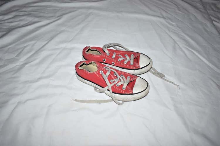Converse All Star Shoes, Red, Youth Size 11