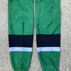 CCM Edge Pro Stock Hockey Shin Pad Socks Stars Green Cut Proof Panel 9281