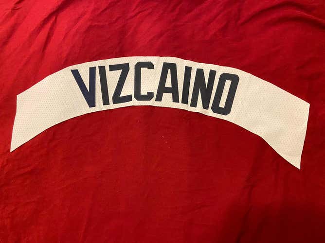 Arodys Vizcaino Gwinnett (Atlanta) Braves MiLB Team Issued Baseball Jersey Nameplate